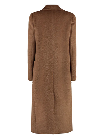 Wool Double-Breasted Coat