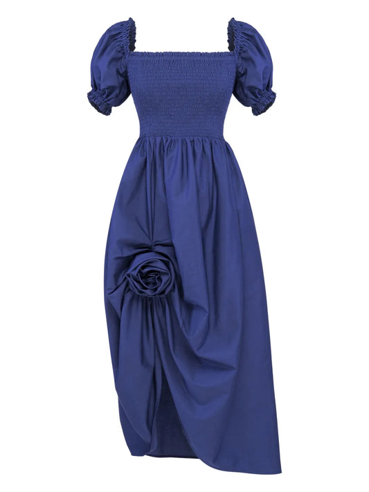 Belle Off-Shoulder Smocked Dress