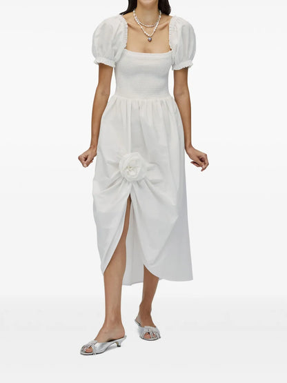 Cotton Midi Dress