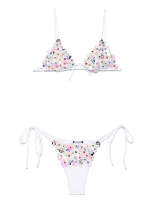 Paillette-Embellished Bikini