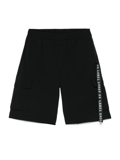 Drawstring Cargo Shorts
