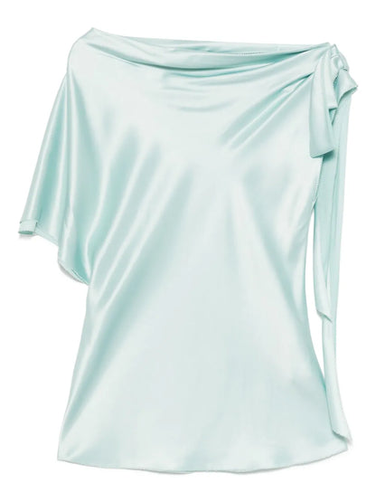Pearl-Accent Bow Top