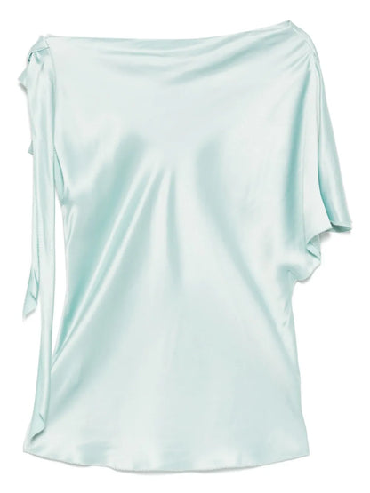 Pearl-Accent Bow Top