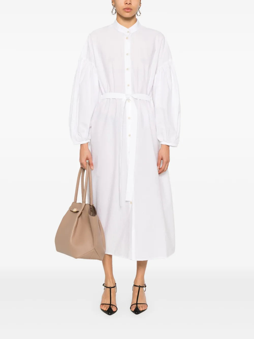 Poplin Midi Dress