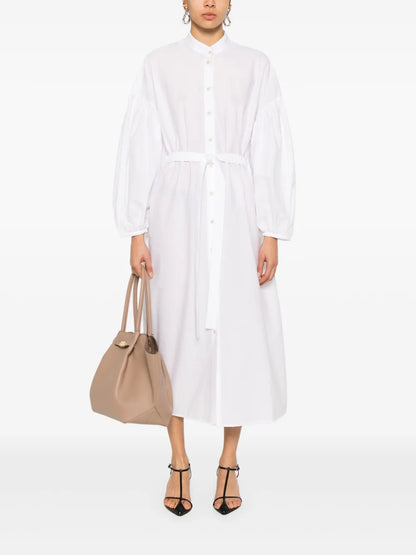 Poplin Midi Dress