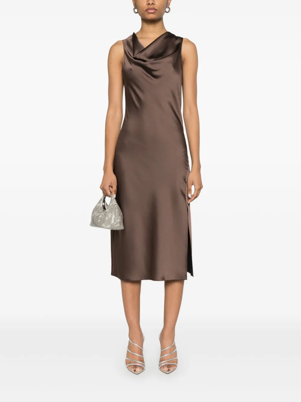 Satin Midi Dress