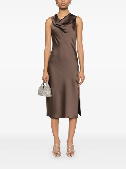 Satin Midi Dress