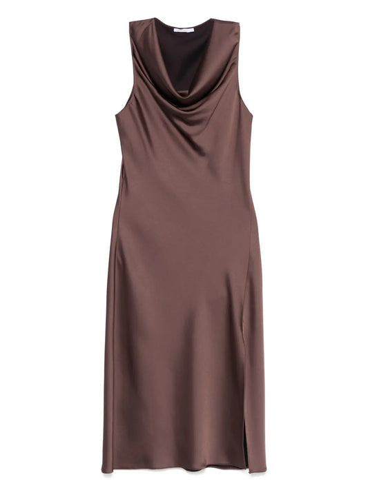 Satin Midi Dress