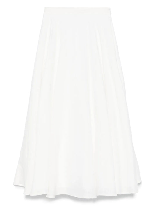 Linen Midi Skirt