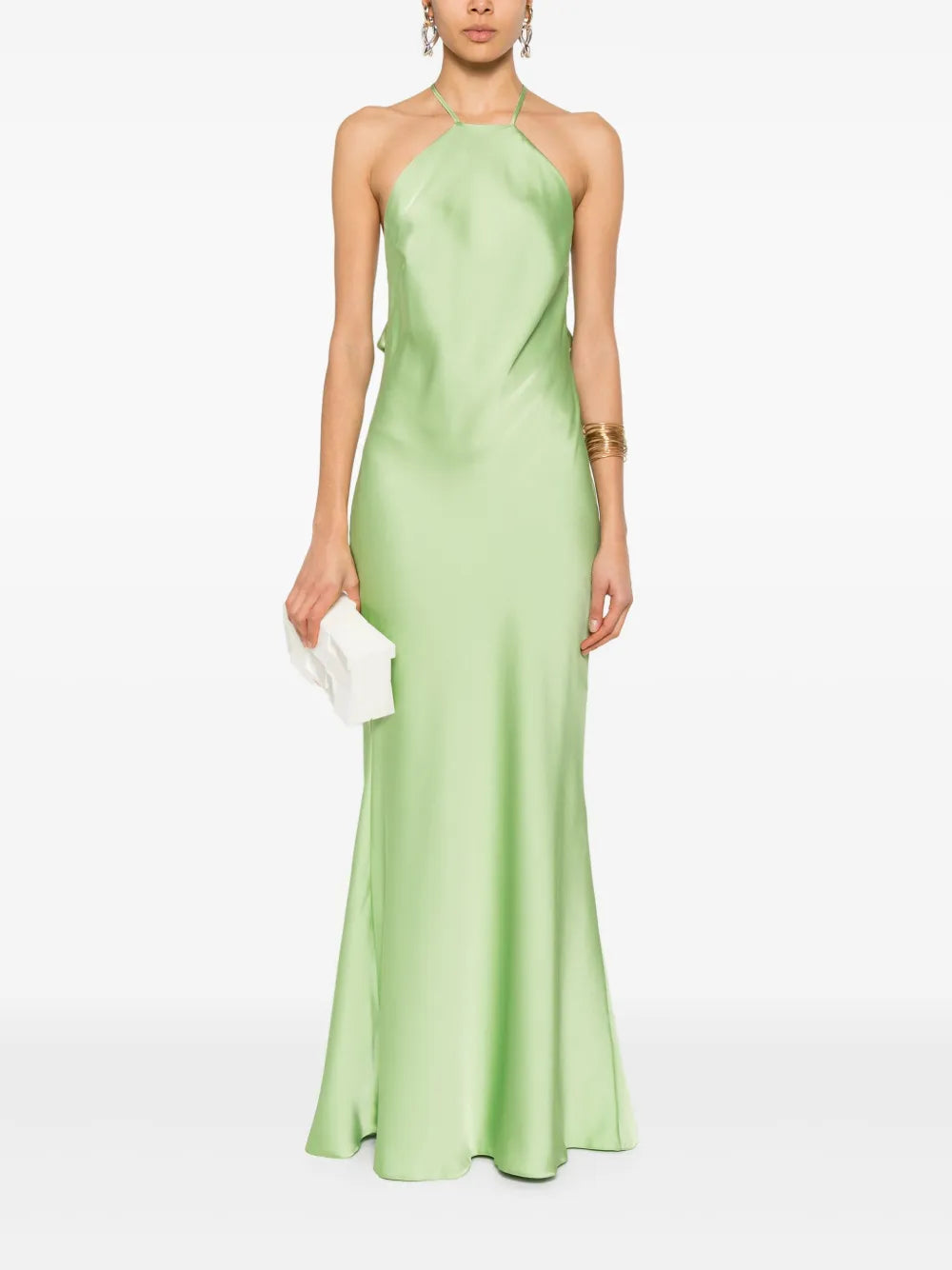 Satin Maxi Dress