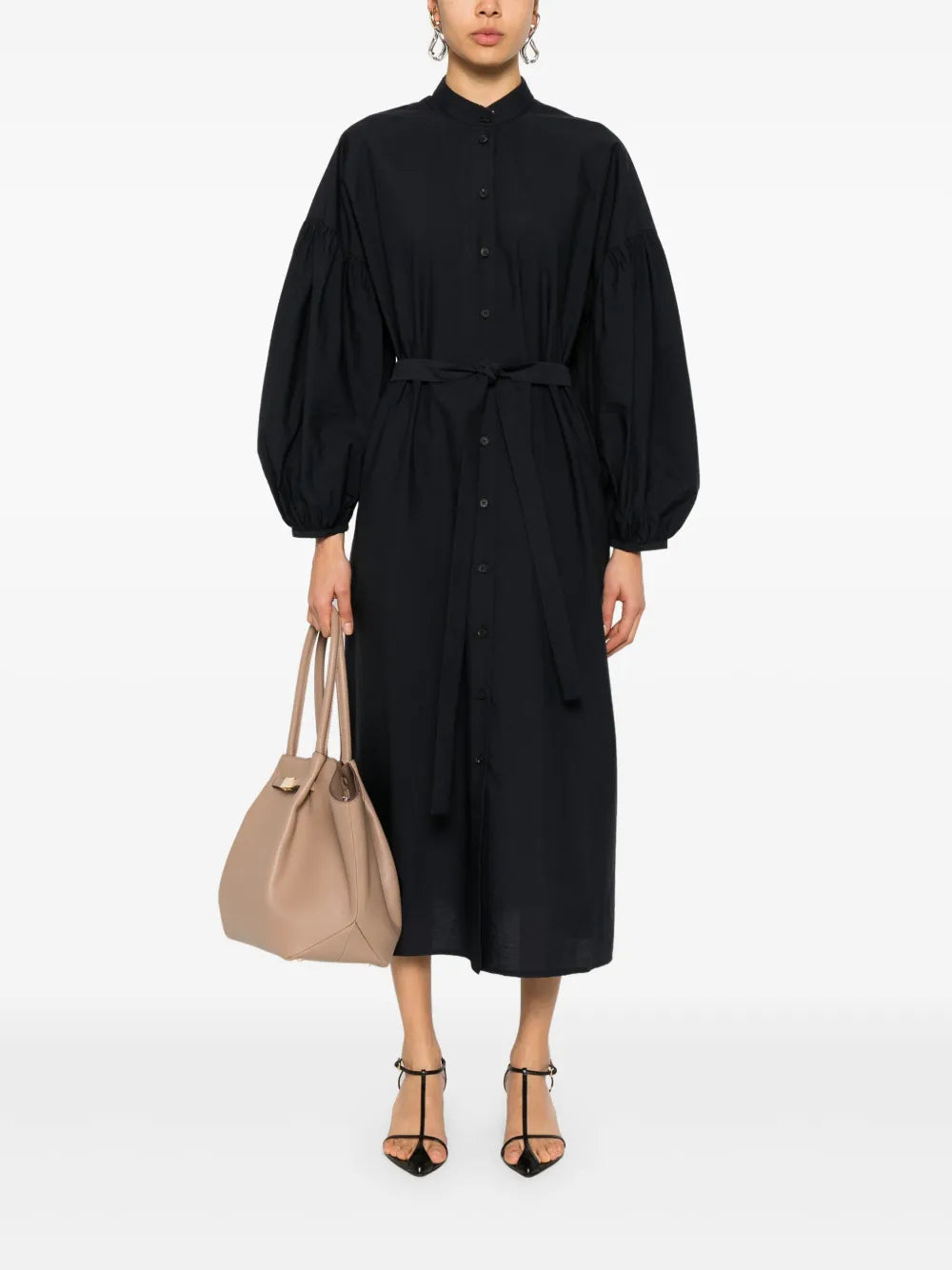 Poplin Midi Dress