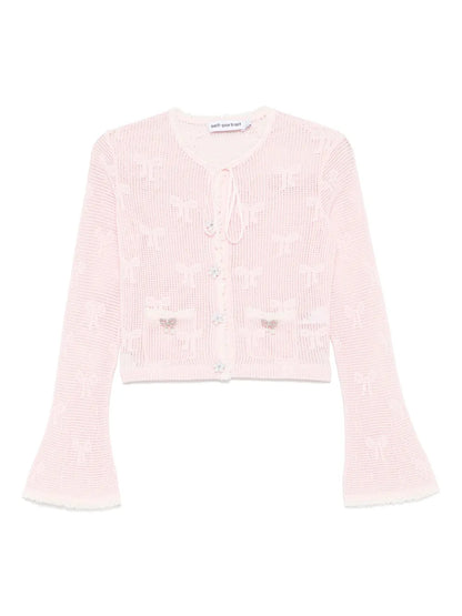 Bow Crochet Cardigan