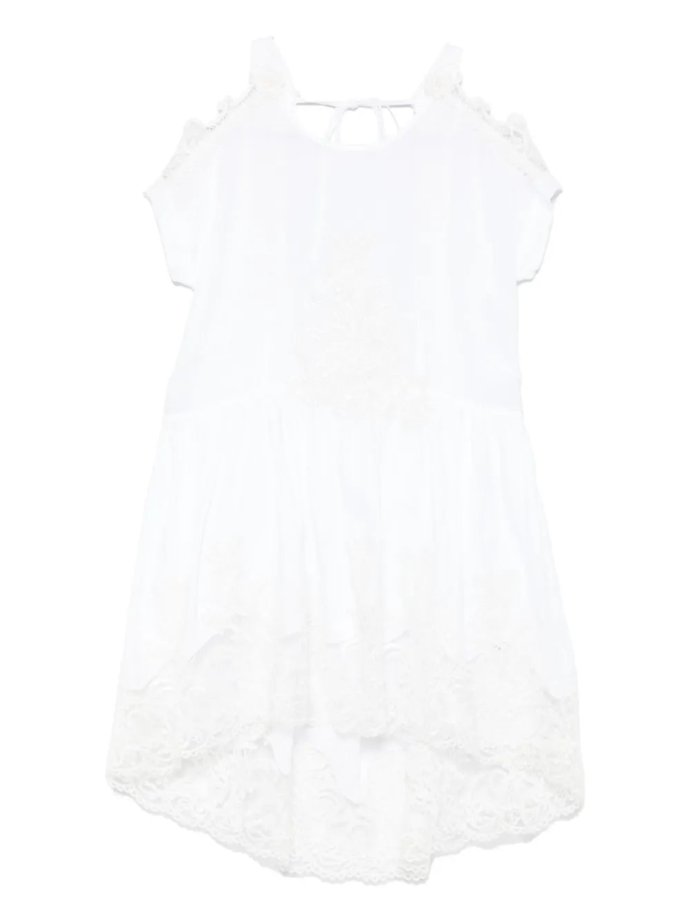 Cold-Shoulder Mini Dress