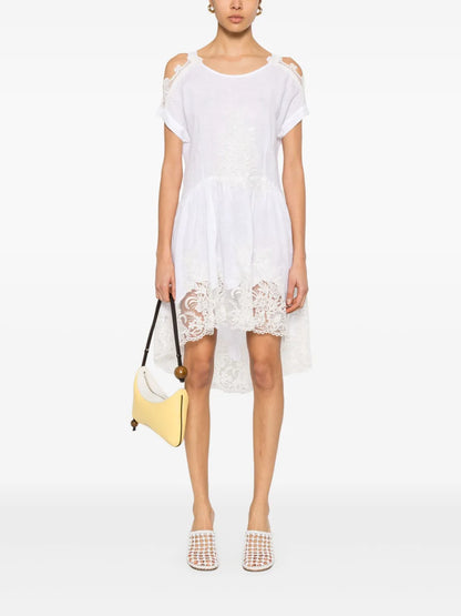 Cold-Shoulder Mini Dress