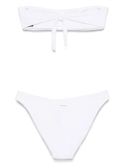Patterned-Jacquard Bikini