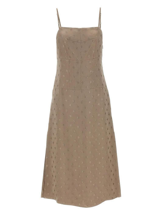 Satin Midi Dress