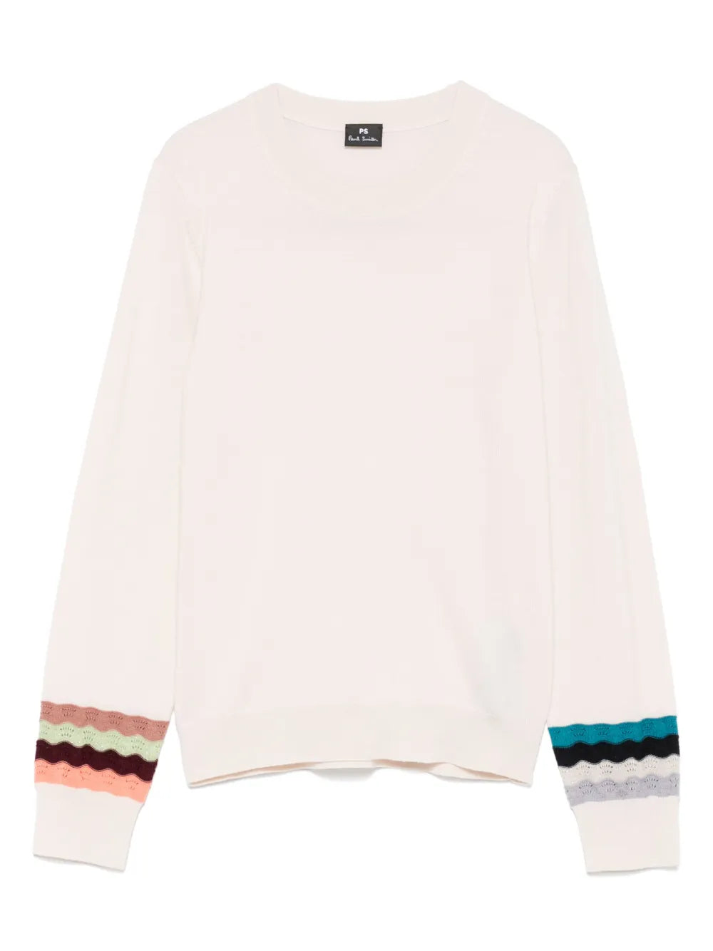 Zig Zag-Sleeve Sweater