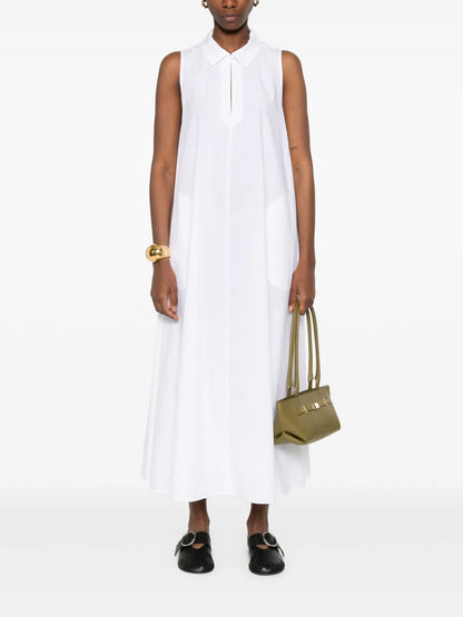 Poplin Maxi Dress
