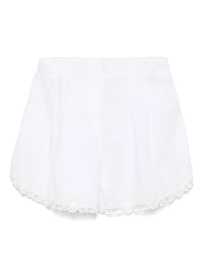 Lace-Trim Shorts