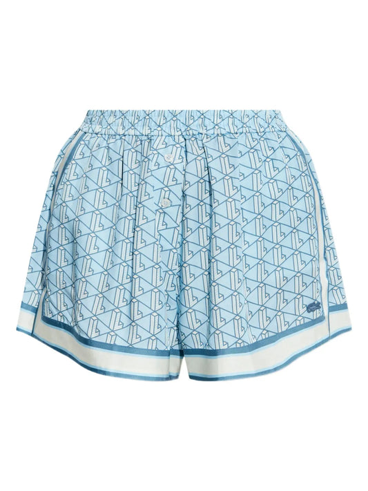 Monogram-Pattern Shorts