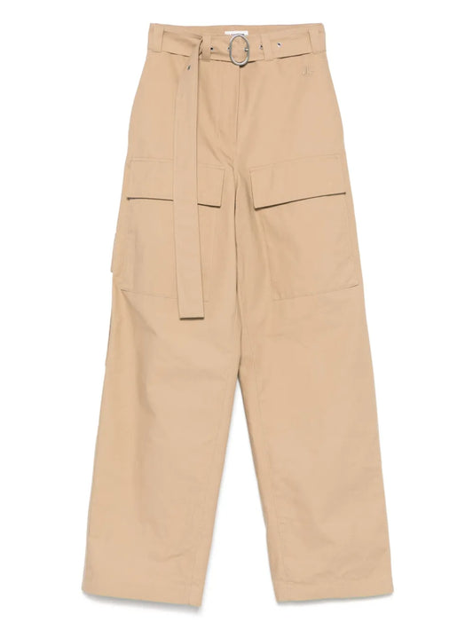 Logo-Embroidered Cargo Trousers