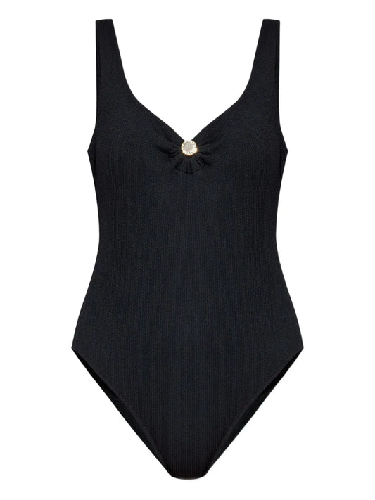 Appliqué-Logo Swimsuit