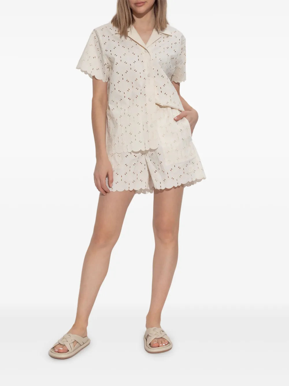 Embroidered Shorts