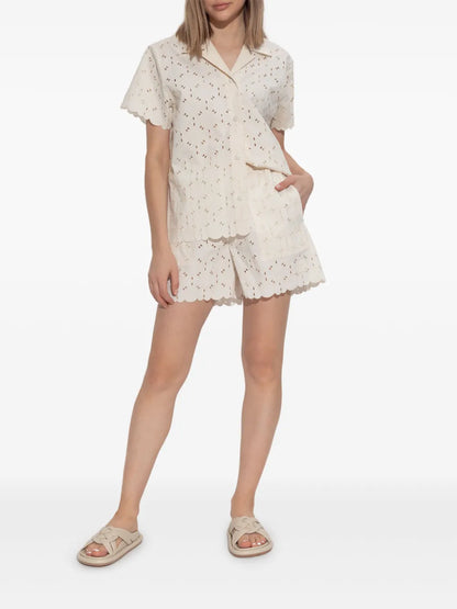 Embroidered Shorts