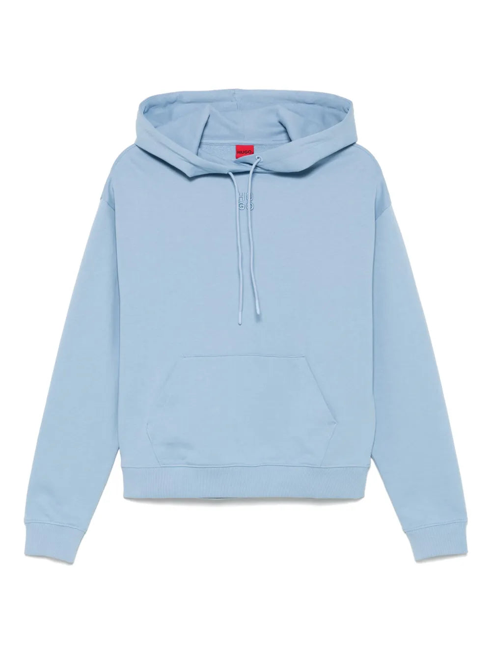 Stacked Logo-Embroidered Hoodie