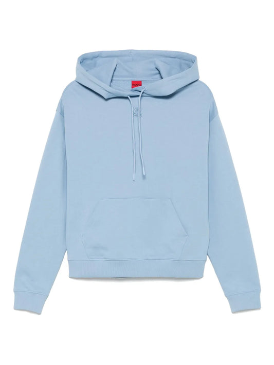Stacked Logo-Embroidered Hoodie
