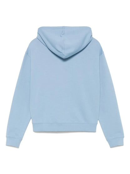 Stacked Logo-Embroidered Hoodie