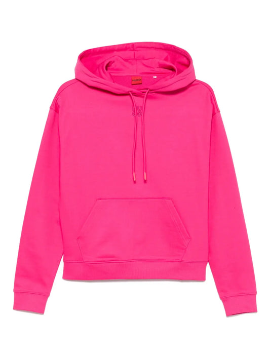 Stacked Logo-Embroidered Hoodie
