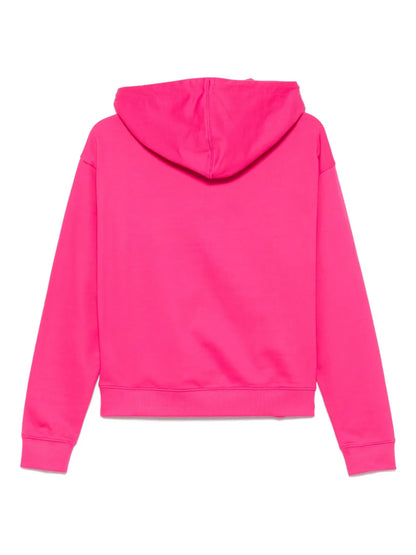 Stacked Logo-Embroidered Hoodie
