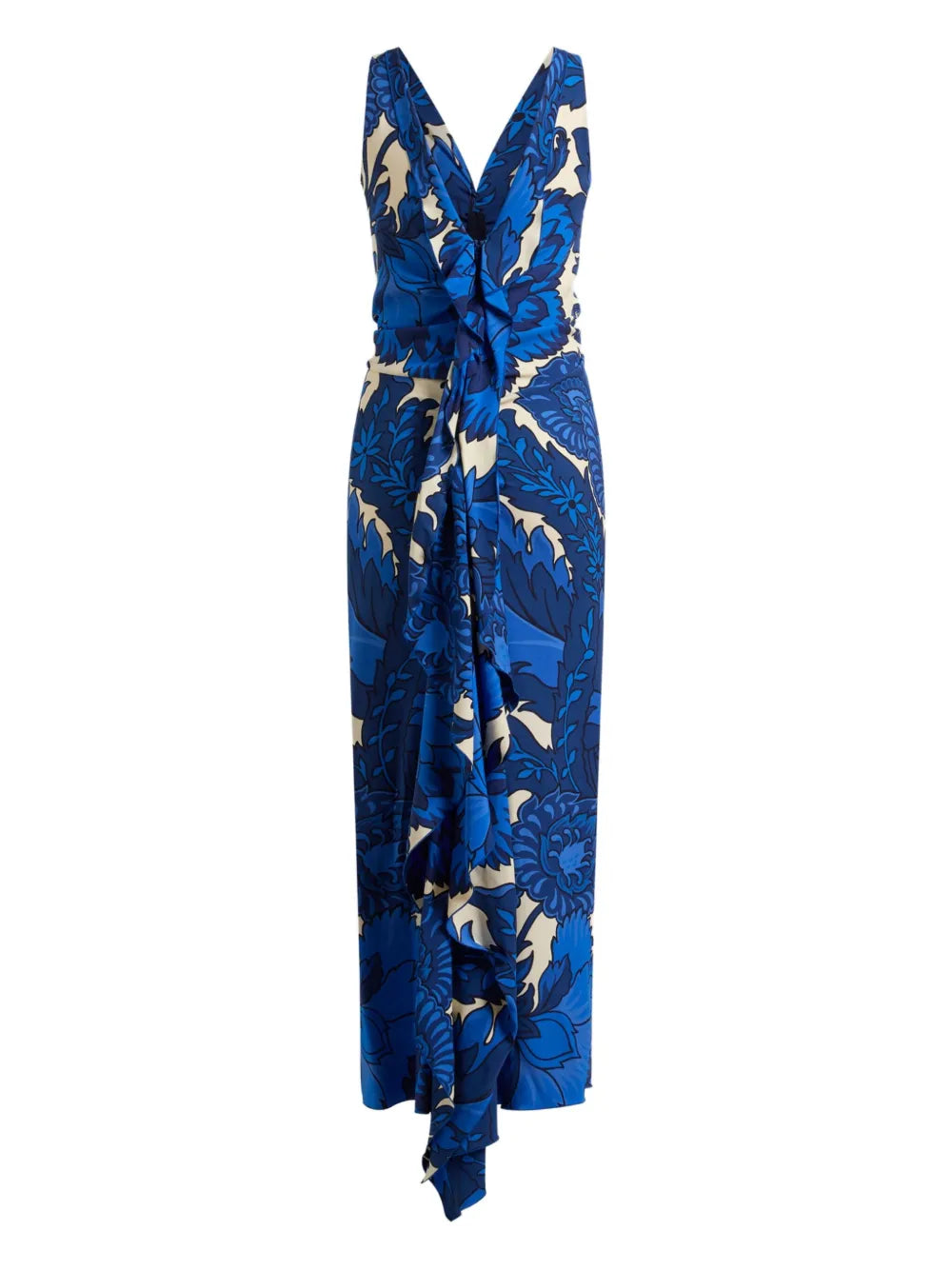 Floral-Print Midi Dress