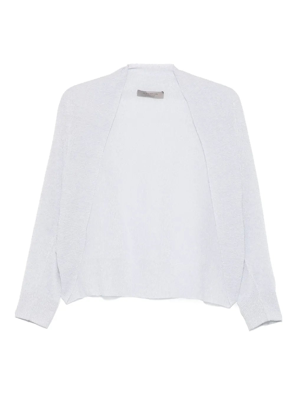 Metallic-Threaded Cardigan