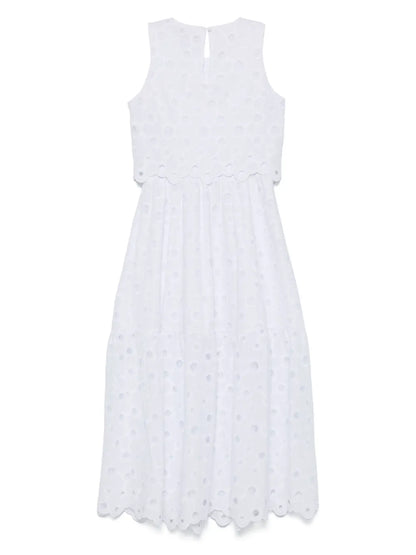 Broderie-Anglaise Maxi Dress