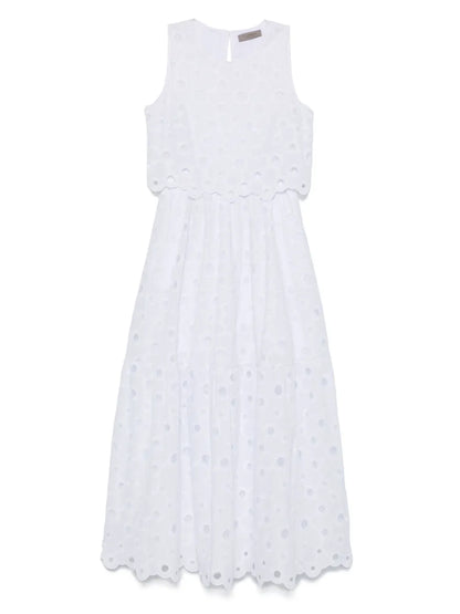 Broderie-Anglaise Maxi Dress