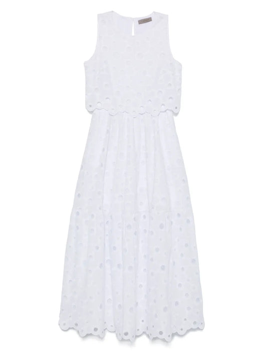 Broderie-Anglaise Maxi Dress