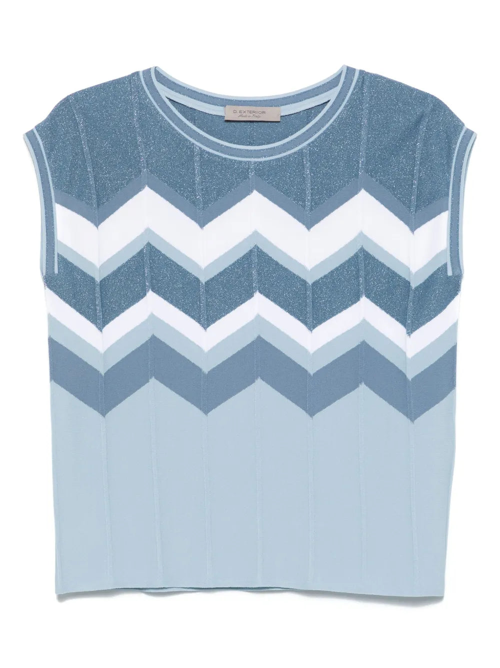 Chevron-Knit Vest