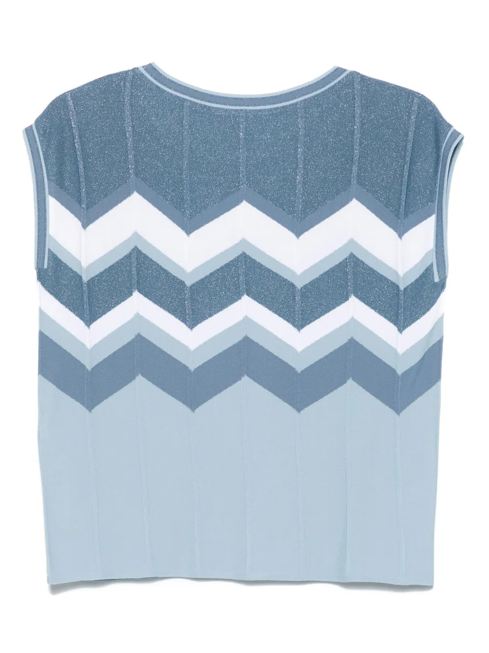 Chevron-Knit Vest