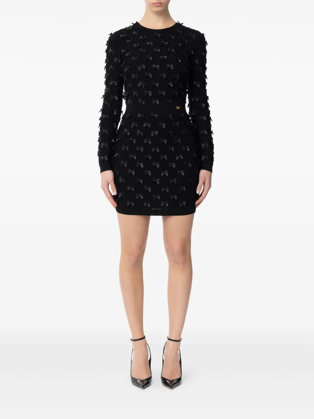 Bow-Detailing Mini Dress