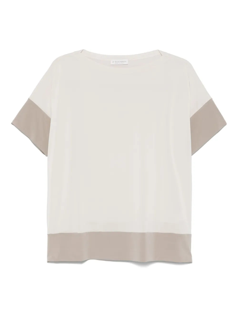 Contrasting-Borders T-Shirt
