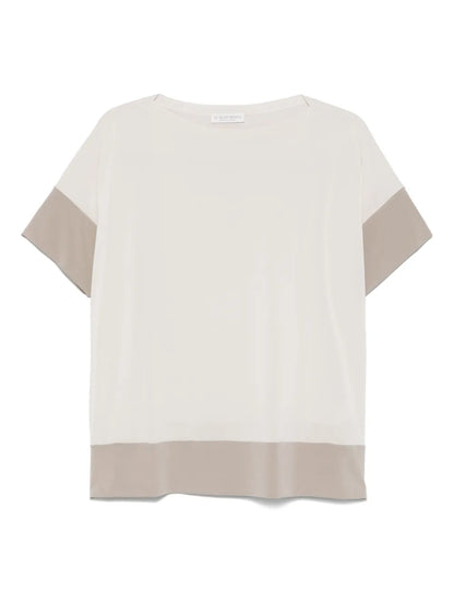 Contrasting-Borders T-Shirt