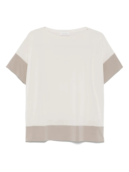 Contrasting-Borders T-Shirt