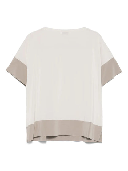 Contrasting-Borders T-Shirt