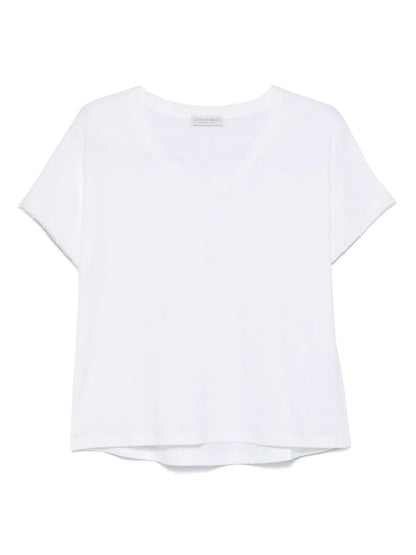Sequined-Trim T-Shirt