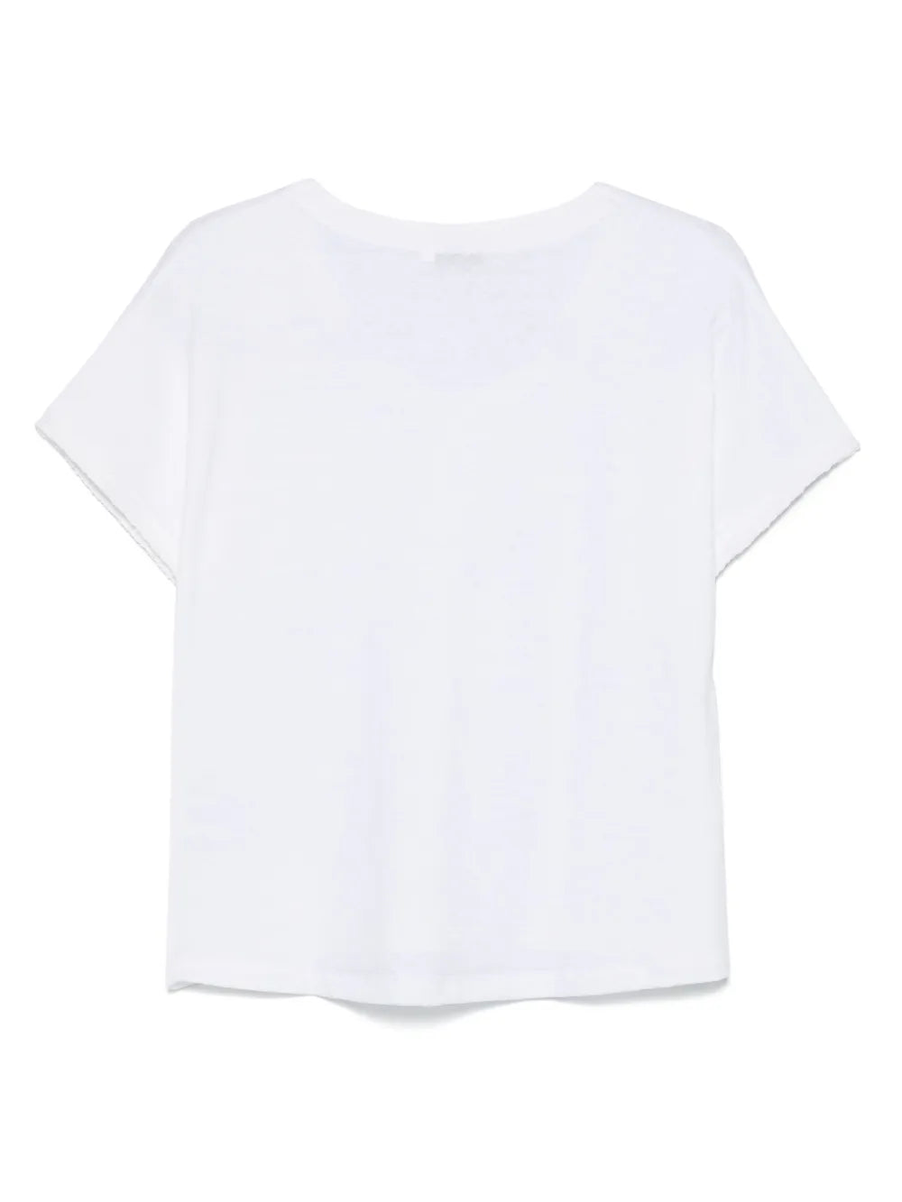 Sequined-Trim T-Shirt