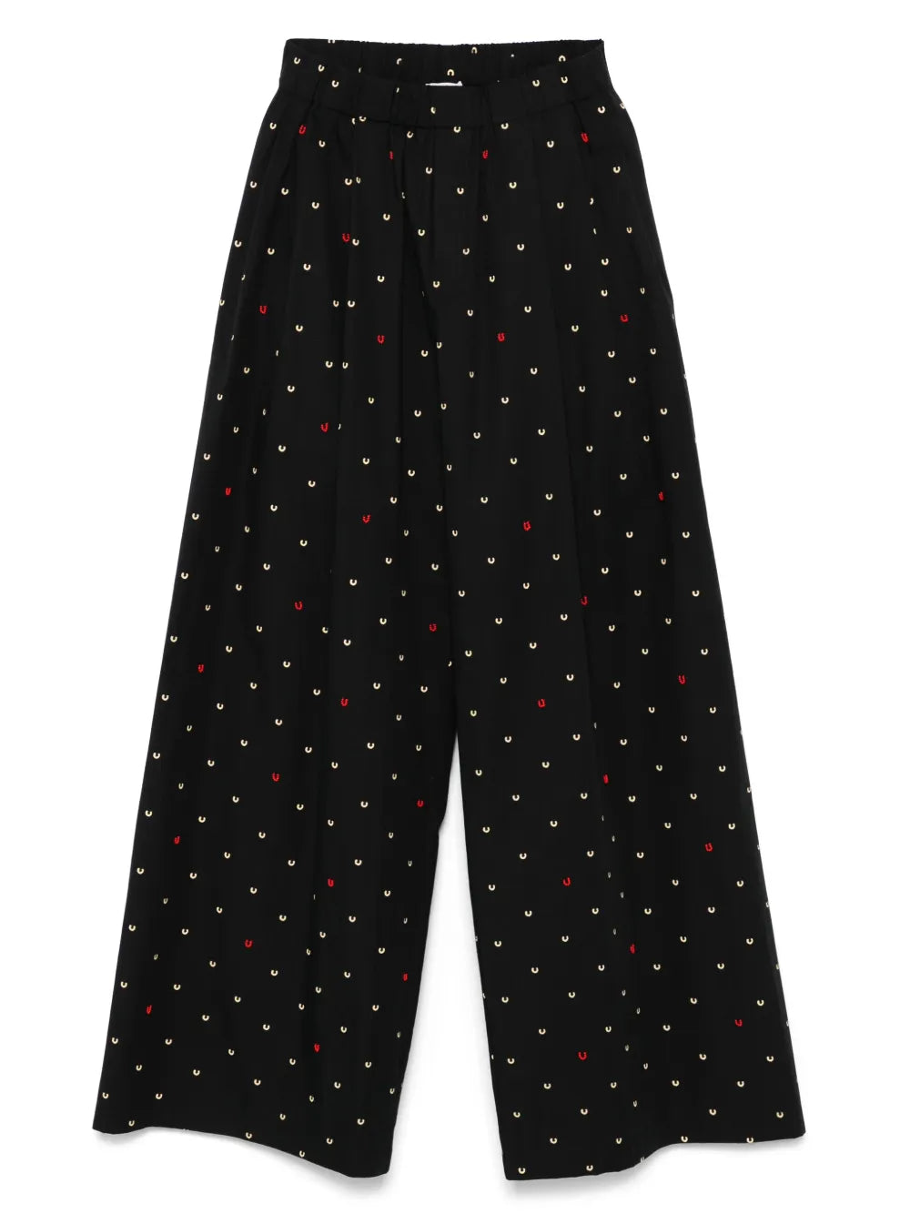 Printed Poplin Trousers