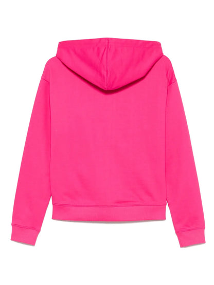Stacked Logo-Embroidered Hoodie