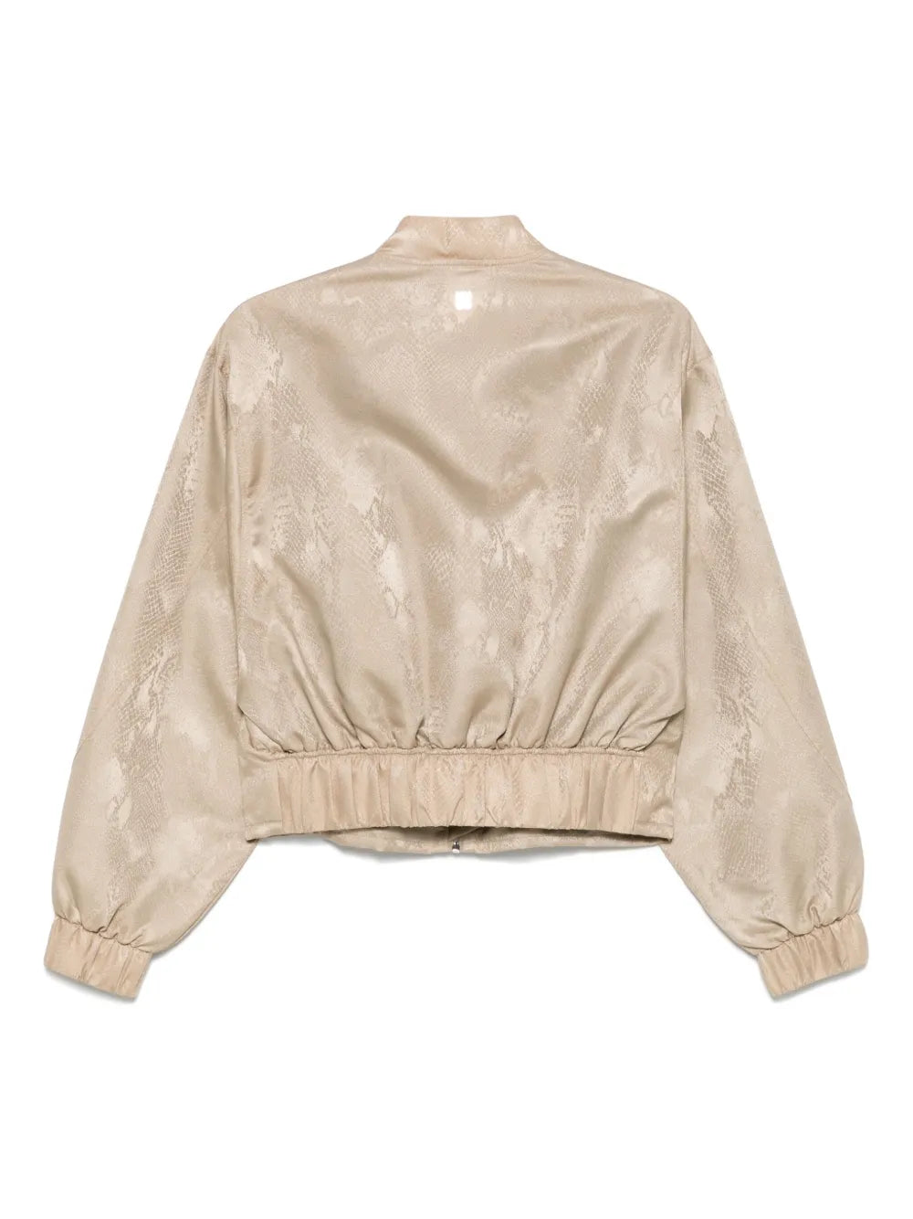 Python-Print Bomber Jacket